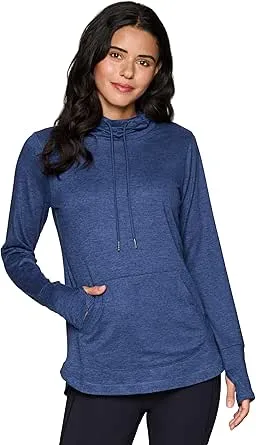 RBX Active Women's Ultra Soft Lightweight Hoodie Tunic With Pocket