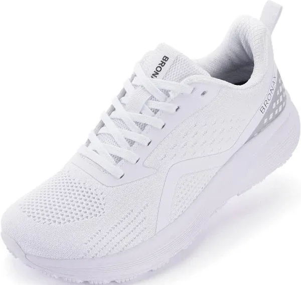 BRONAX Women's Wide Toe Box Road Running Shoes | Wide Athletic Tennis Sneakers with Rubber Outsole