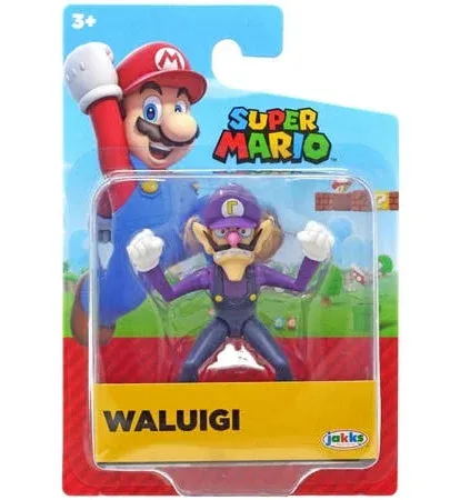 World of Nintendo Super Mario Waluigi Mini Figure