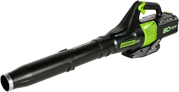 Greenworks 80V Brushless Leaf Blower 2.5 Ah Battery