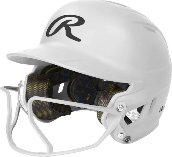 Rawlings | MACH HI-VIZ Fastpitch Softball Batting Helmet | Face Guard Attached | Junior & Senior Sizes | Multipe Styles