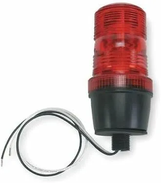 *NEW* Warning Light Model 2ERP4 , Strobe Tube, Red, 120VAC