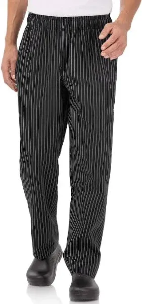 Chef Works Men's Designer Baggy Pants Pinstripe