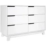 Babyletto Hudson 6 Drawer Double Dresser in White