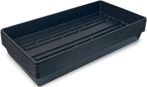 10 Plant Growing Trays (No Drain Holes) - 20&#034; x 10&#034; - Perfect Garden Seed Sta...