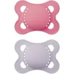 Mam Original Matte Pacifier, 0-6 Months, Girl, 2 Pack