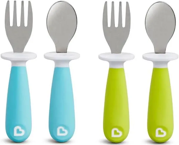 Munchkin Raise Toddler Fork and Spoon