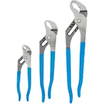 Channellock VJ-3 3PC V-Jaw Tongue & Groove Pliers Set