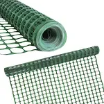 Houseables Plastic Mesh Fence, Construction Barrier Netting,  Assorted Colors 