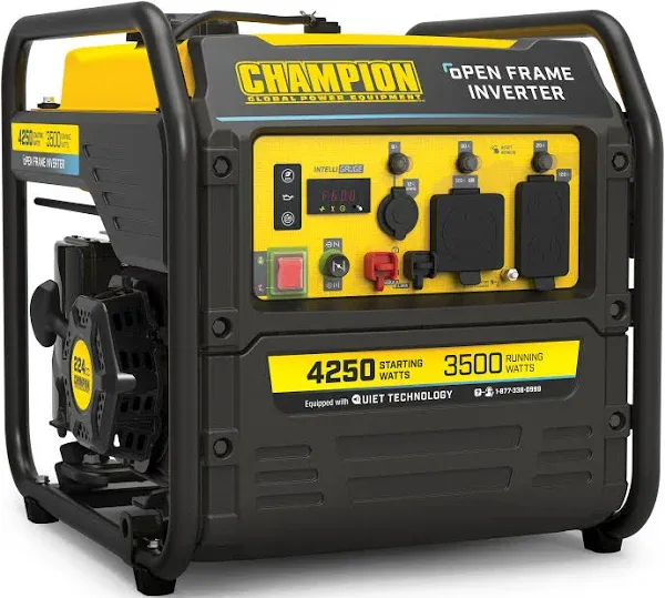 Champion 4250-Watt RV Ready Open Frame Inverter Generator 200954