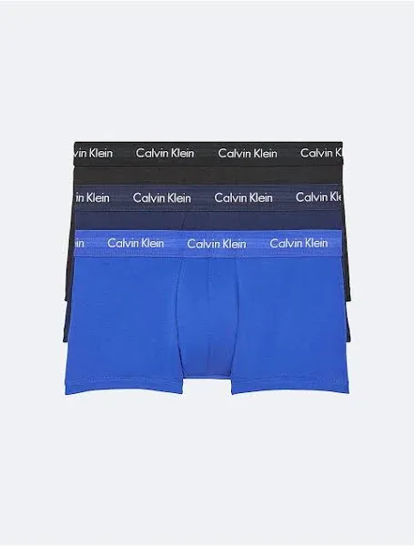 Calvin Klein NB2614 Cotton Stretch Low Rise Trunk - 3 Pack