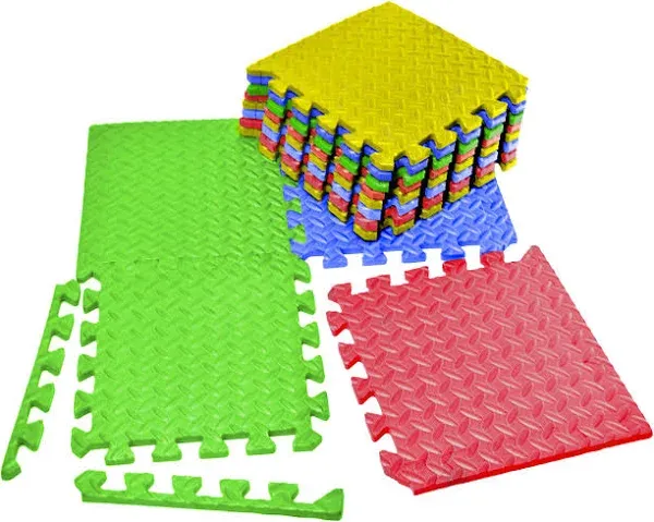 VViViD Multi-Color Interlocking EVA Foam Floor Mat