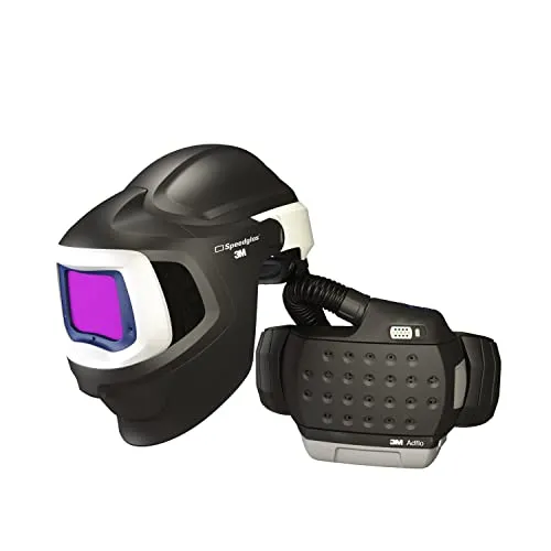 3M 00051131275775 Air Purifying Respirator with Welding Helmet, Black, Standard