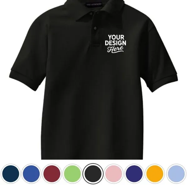 Port Authority Youth Silk Touch Polo