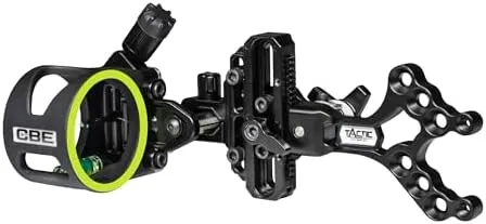 CBE Tactic Hybrid 1 Pin Adjustable Bow Sight With Light - CBE-TCH-1-19