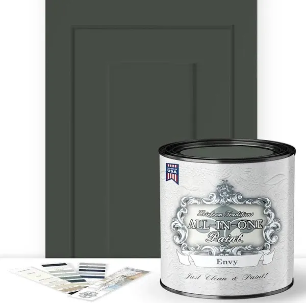 ALL-IN-ONE Paint by Heirloom Traditions, Envy (Slate Green), 128 Fl Oz