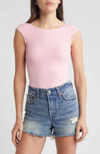 Free People Low Back Tee