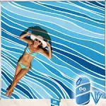 Everlasting Comfort Beach Blanket Waterproof Sandproof - Large Oversized Beach Mat for 10 People w/Stakes, Storage Bag