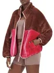 Ugg Marlene II Fleece Jacket Cherrywood/Cerise