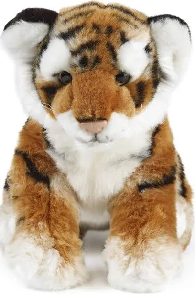 Living Nature Tiger Sitting Plush Toy