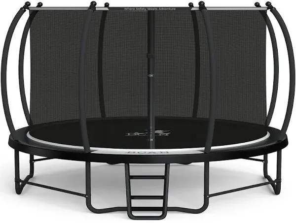 JUMPZYLLA Trampoline 8FT 10FT 12FT 14FT Trampoline with Enclosure