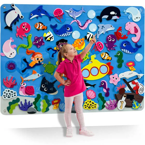 Quokka Ocean Felt Board for Kids