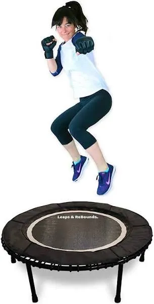 Leaps & Rebounds 40" Mini Fitness Trampoline & Rebounder