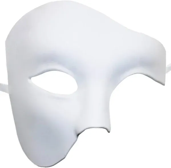 Luxury Mask Men's Phantom of The Opera Half-Face Masquerade Mask