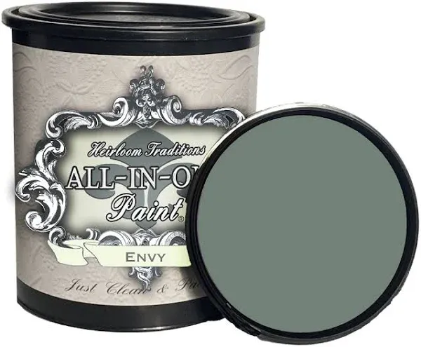 ALL-IN-ONE Paint by Heirloom Traditions - Envy (Slate Green) - 128 Fl Oz - Plus