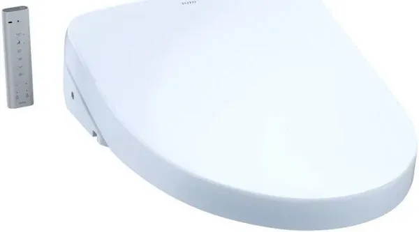 Toto SW3056T40#01 Washlet S550e Contemporary Elongated Bidet Toilet Seat with EWATER+ - Cotton White