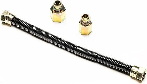 Dreffco 3/8" Premium Non-Whistle Gas Flex Line