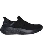 Skechers Bobs Slip-ins: Sport Infinity-Daily Vision Women's Slip On - Black-Black Size 8