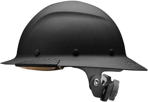 LIFT HDFM-17KG - DAX Carbon Fiber Full Brim Hard Hat (Matte Black)