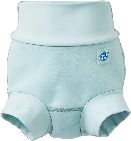 Splash About Happy Nappy Duo Reusable Swim Diaper with Silver Lining (Pistachio, 2-3 Year)