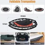 KENSONE 40" Foldable Mini Fitness Trampoline