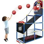 JOYIN | Kids Arcade Basketball Game Set with Hoop