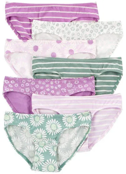 Carter's Girls' Little 7-Pack Underwear