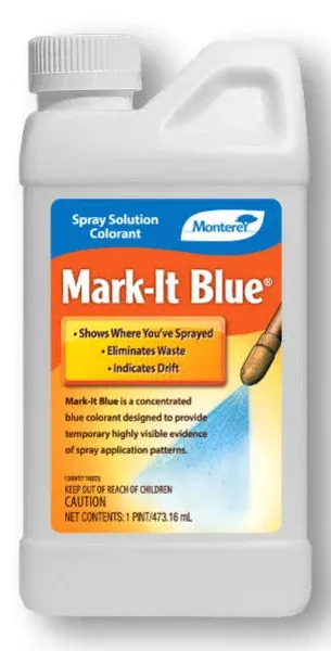 Monterey Mark-It Blue Spray Solution Colorant Chemical Marker Dye, 1 Gallon