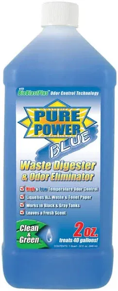 Valterra Pure Power Blue Waste Digester and Odour Eliminator