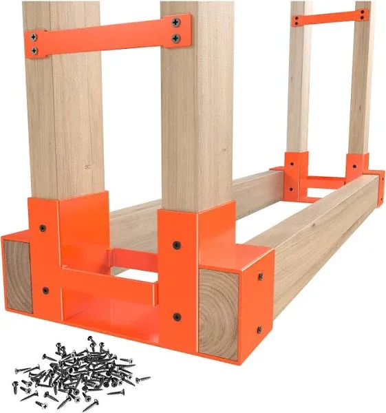 Mr Ironstone Firewood Log Storage Rack Bracket Kit