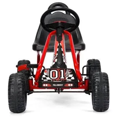 Costway Kids Pedal Go Kart 4 Wheel Ride On Toys