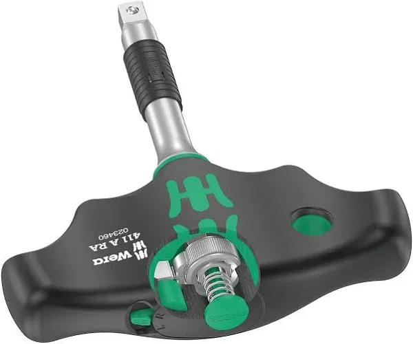 Wera 411 RA Ratcheting T-Handle Screwdriver 05023460001