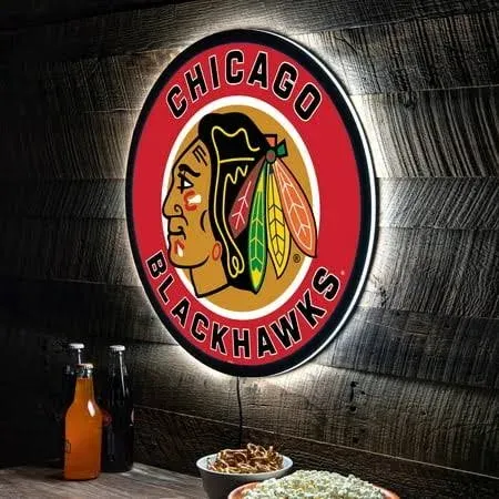 Rally House Chicago Blackhawks LED Lighted Sign