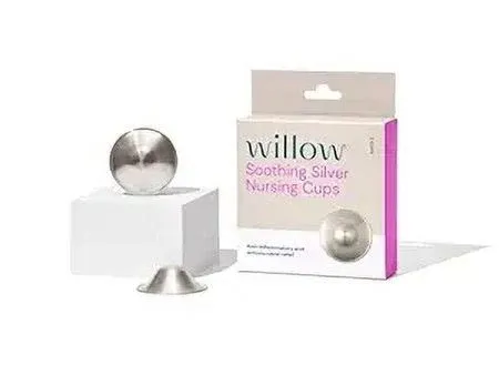 WILLOW Silver Nursing Nipple Shield Cups