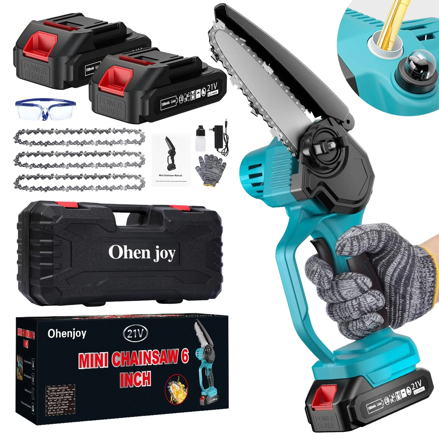 Ohenjoy Mini Chainsaw 2024 Upgrade