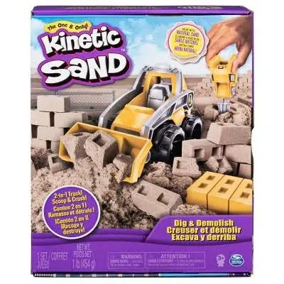 Kinetic Sand Dig & Demolish Truck Playset