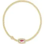 Kendra SCOTT- Grayson Stretch Bracelet Gold Dichroic Glass