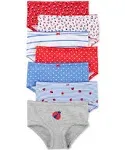 Carter's 7-Pack Ladybug Print Stretch Cotton Underwear 4-5 Multi