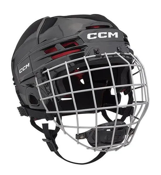 New CCM Tacks 70 Helmet Combo Black Large 11742-CCMHT70CBKL