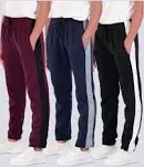 3 Pack: Boys Fleece Open Bottom Sweatpants Large / Set 8